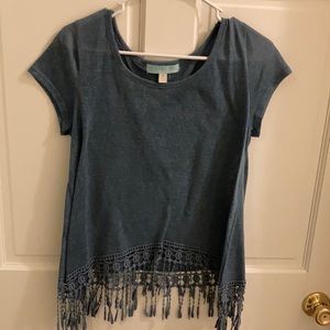 Nordstrom Rack Blue Blouse